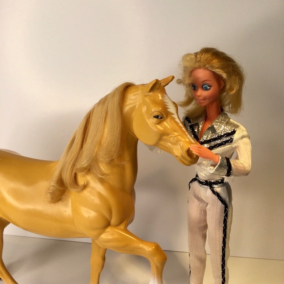 Vintage 1980 Barbie doll’s horse Dallas Golden Palomino #3312 - Picture 4 of 17